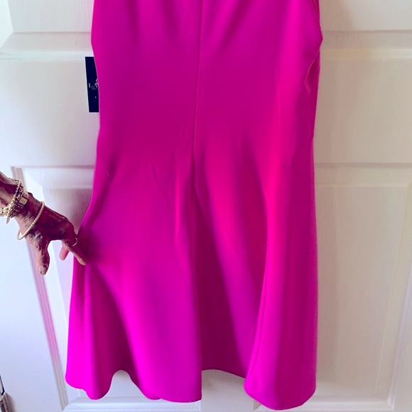 NWT Lauren Ralph Lauren Exotic Pink Sleeveless A-line Shift Tank Dress size 2 - Picture 5 of 14